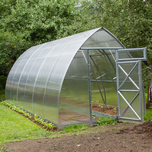 Теплица из поликарбоната Дачная Стрелка 2,6