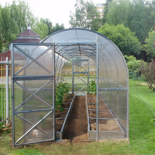 Теплица из поликарбоната Дачная Двушка